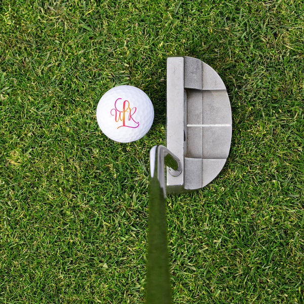 Cursive Monogram Golf Ball