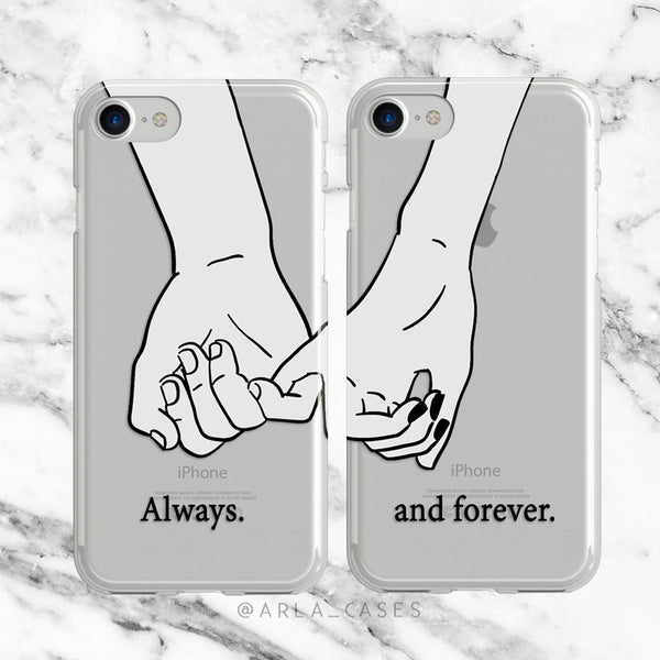 Pinky Promise Couples Phone Case Set