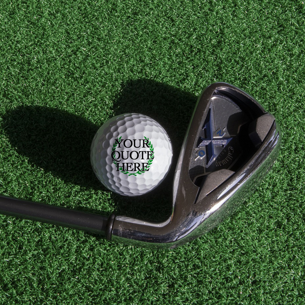 Custom Golf Ball for Golf Coach -  Custom Text