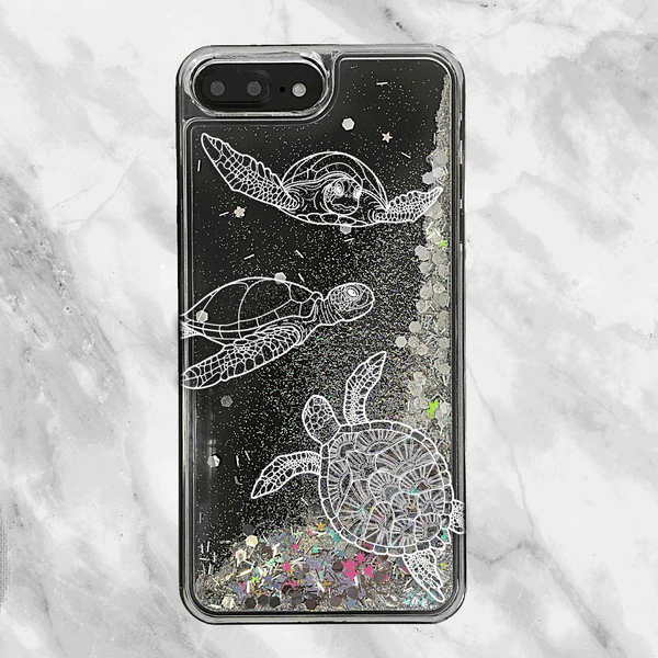 Sea Turtle Glitter iPhone Case