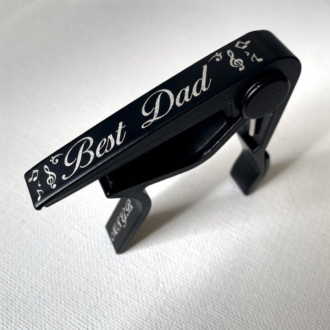 Best Dad - Personalized Guitar Capo