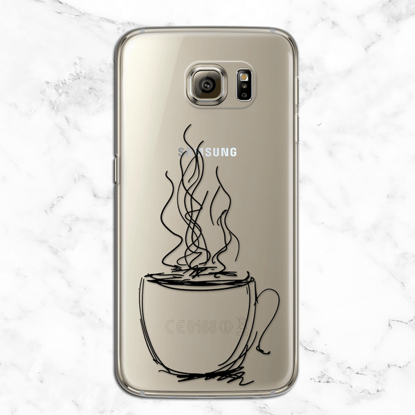 Coffee Cup Doodle Phone Case
