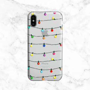 Christmas Lights iPhone X Phone Case