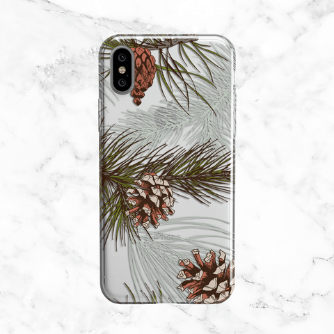 Winter Pine Tree Design