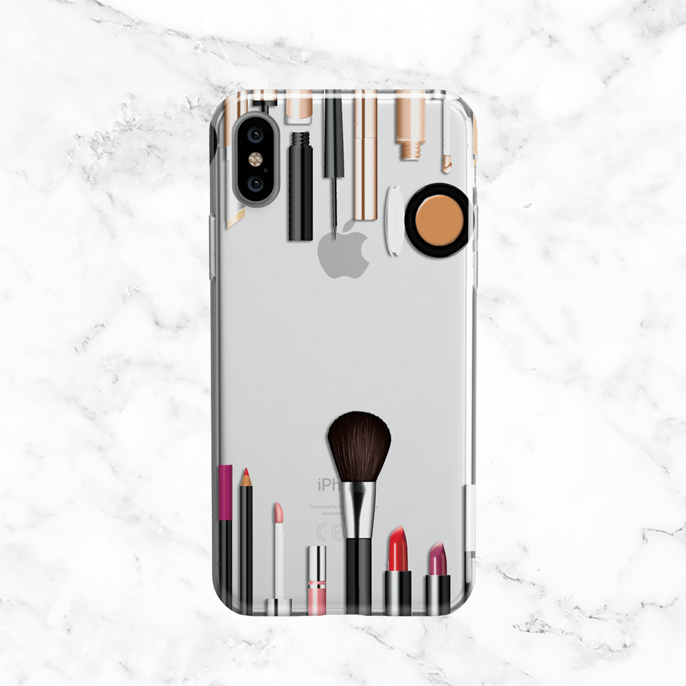 Makeup - Clear TPU Phone Case Cover