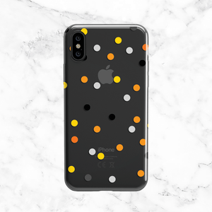 Halloween Polka Dots iPhone X Case