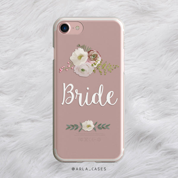 Floral Bride iPhone Case