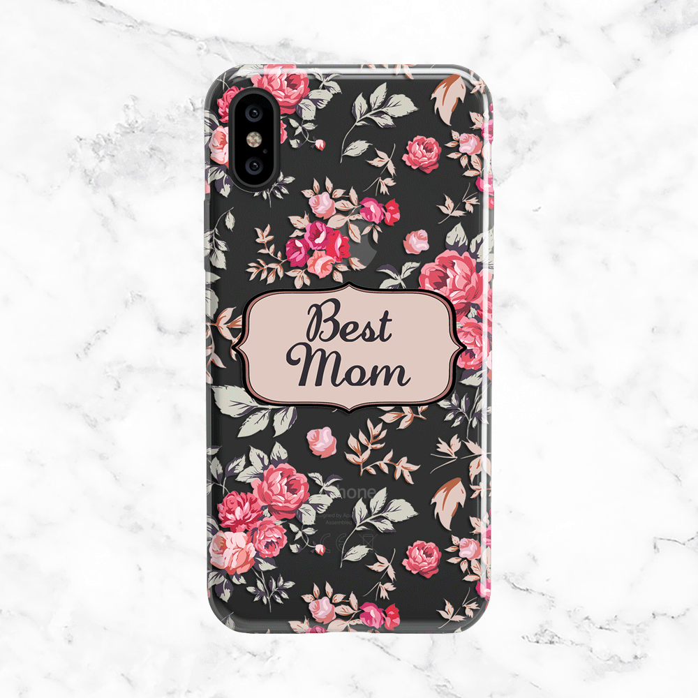 Phone Cases for Mom - Shabby Chic Floral Best Mom Case