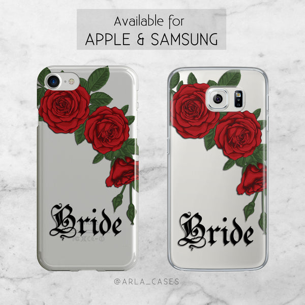 Red Roses Bride Phone Case