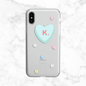 K. - Valentine's Day Clear Phone Case
