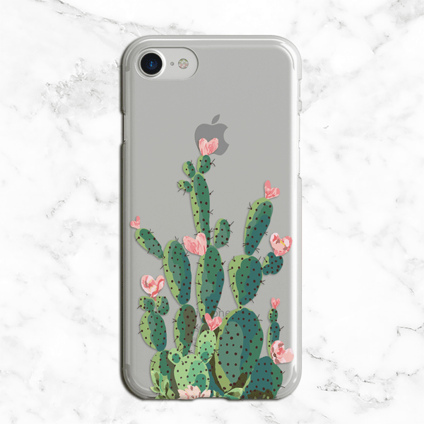 Prickly Pear Cactus iPhone and Galaxy Phone Case
