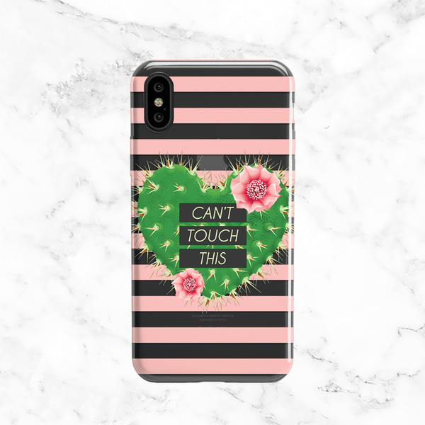 Can't Touch This - Valentine's Day Clear Phone Case