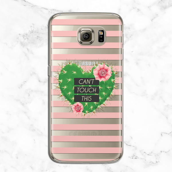 Can't Touch This - Valentine's Day Clear Phone Case