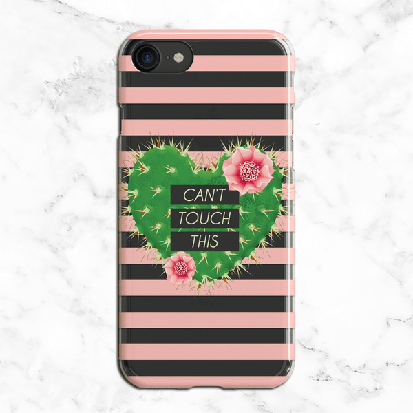 Can't Touch This Prickly Pear Cactus iPhone and Galaxy Phone Case
