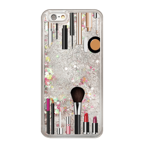 Rainbow Glitter Makeup Kit Phone Case