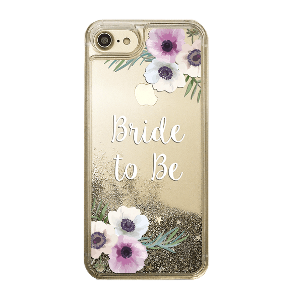 Bride to Be Gold Glitter Phone Case