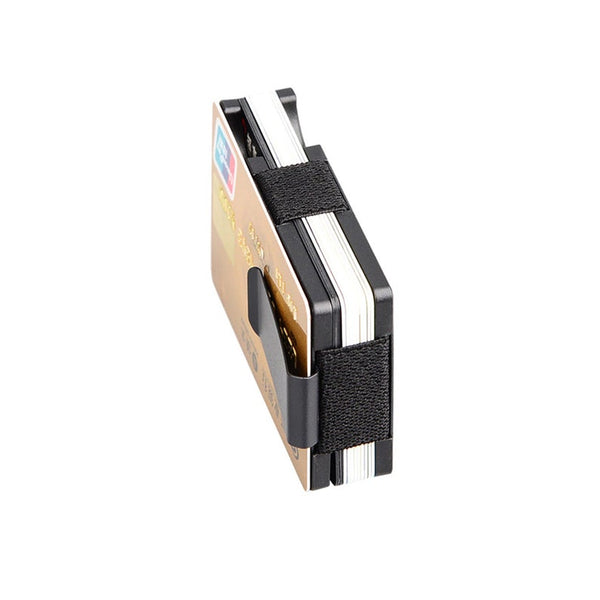 Aluminum Slim and Expandable Money Clip and Card Holder