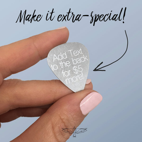 Sobriety Date Guitar Pick