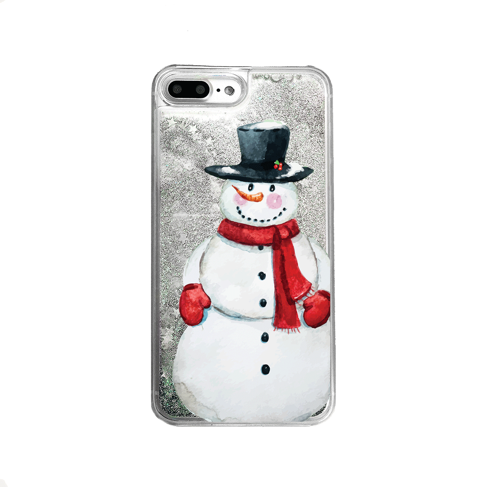 Snowman Glitter iPhone Case