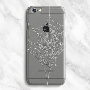 White Spiderweb Phone Case