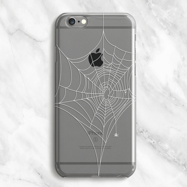 White Spiderweb Phone Case