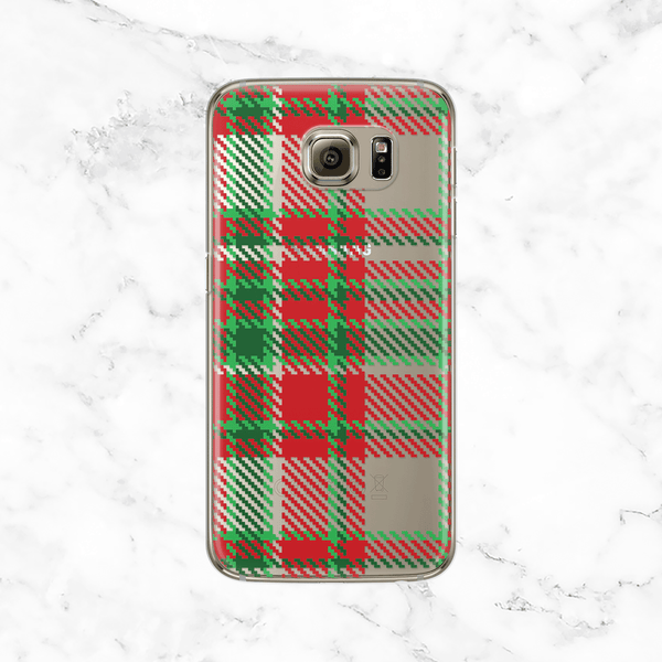 Red and Green Plaid Phone Case